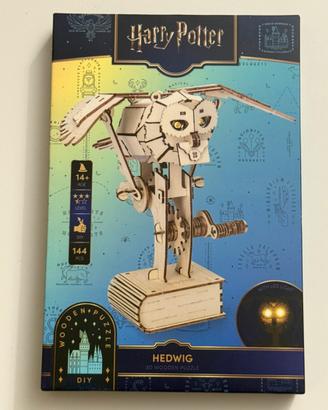 Harry Potter Edvige puzzle 3D in legno con luce