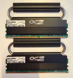 Ram OCZ PC2-8500 2x2GB 4GB totali
