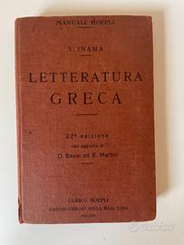 Manuali Hoepli "Letteratura Greca"