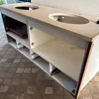 Mobile bagno 2 lavabi  e 6 cassetti