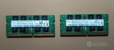 2x RAM DDR4 8GB (SK Hynix HMA41GS6AFR8N)