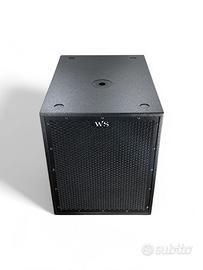 Coppia Subwoofer 18” Attivi da 1600watt Rms Ws ITA