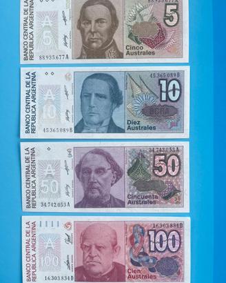 Banconote REPUBBLICA ARGENTINA FDS