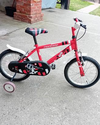bicicletta rampichino con le rotelle