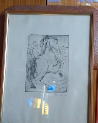 Il cavaliere. Aligi Sassu