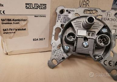 JUNG EDA 302 F - PRESA SAT/BY A 3 VIE