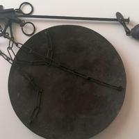 Bilancia stadera vintage in ferro  battuto,