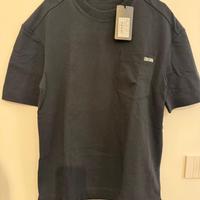 Tshirt Zegna 100% cotone con logo e taschino NUOVA