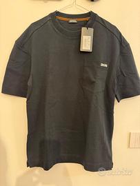 Tshirt Zegna 100% cotone con logo e taschino NUOVA