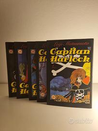 Capitan Harlock - serie manga completa 1-5 - GOEN