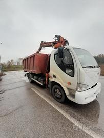 DAEWOO AVIA D100CP scarrabile con gru Marchesi