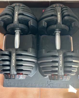 Coppia Manubri Regolabili Toorx (fino a 40kg)