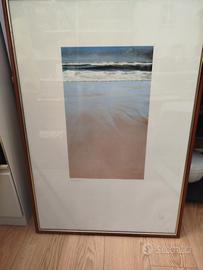 Quadro con paesaggio marino costiero