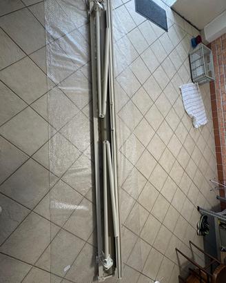 Tenda da sole a barra quadra 290x200