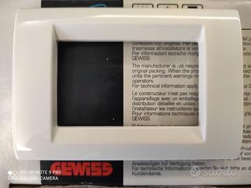 GEWISS GW32023 PLACCA PLAYBUS 3 POSTI BIANCA