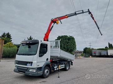 DAF LF45 220 12T gru Jib e ribaltabile