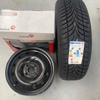 Cerchi + gomme invernali 185 65 15 Renault clio