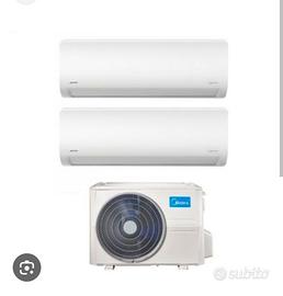 climatizzatore dual  midea 9000+12000