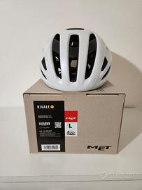 Casco MET Rivale mips bianco olografico lucido