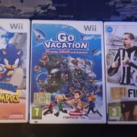 Lotto 3 giochi Nintendo Wii – Mario & Sonic / Go V