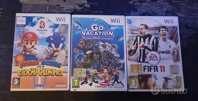 Lotto 3 giochi Nintendo Wii – Mario & Sonic / Go V
