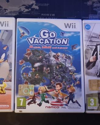 Lotto 3 giochi Nintendo Wii – Mario & Sonic / Go V