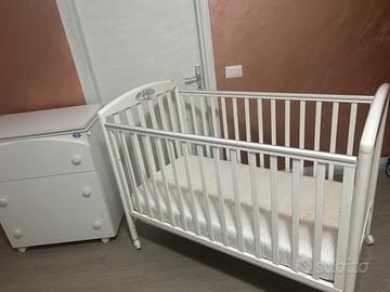 Culla lettino con sbarre