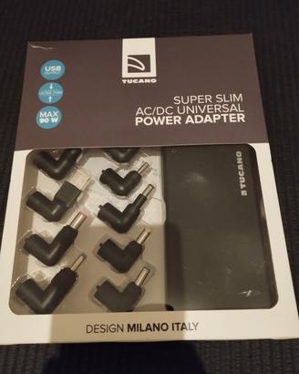 Tucano Super Slim AC/DC Universal Power Adapter