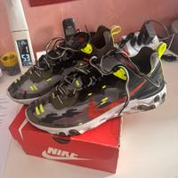 Scarpe nike react verdi militari