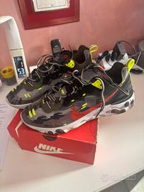 Scarpe nike react verdi militari