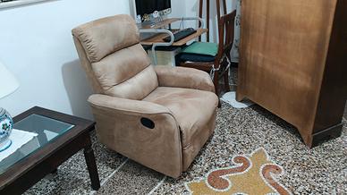 poltrona reclinabile manuale
