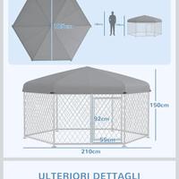RECINTO DA ESTERNO X CANI DI TAGLIA MEDIO/ GRANDE 