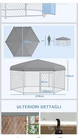 RECINTO DA ESTERNO X CANI DI TAGLIA MEDIO/ GRANDE 