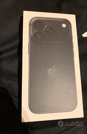 IPHONE 18 PRO 256 GB BLACK SIGILLATO