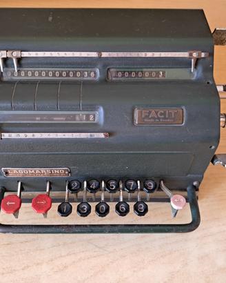 Calcolatrice meccanica FACIT (1949) funzionante