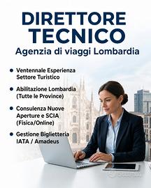 Direttore Tecnico Agenzia Viaggi Lombardia