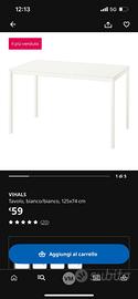 Tavolo Ikea 125x74