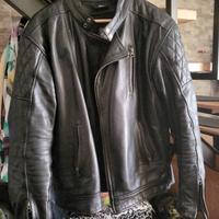 giacca pelle biker