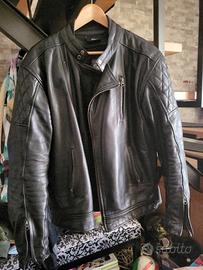 giacca pelle biker