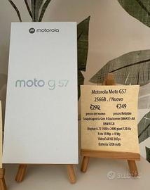 Motorola Moto G57 - 256GB NUOVO