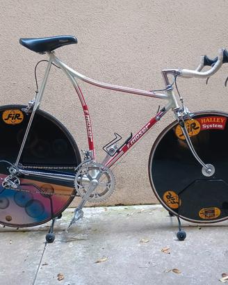 Moser va por la hora bici vintage da corsa