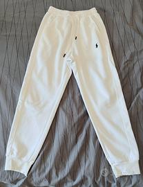PANTALONI TUTA RALPH LAUREN BIANCO -TAGLIA S-