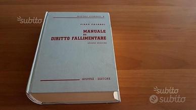 Libro : Manuale di diritto fallimentare