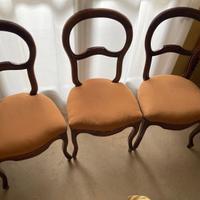 3 sedie ANTICHE noce Luigi Filippo