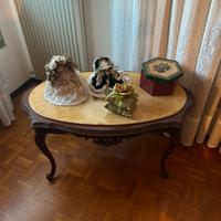 Tavolino con piano in marmo