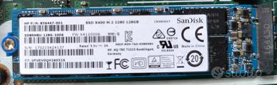 SSD X400 M.2 2280 128GB SanDisk HP DISCO SOLID