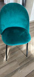 Sedie in velluto nuove stock limitato 