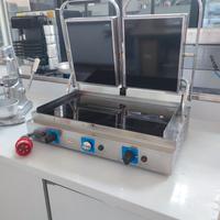 PIASTRA DOPPIA IN VETRO CERAMICA LISCIA