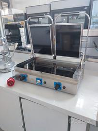 PIASTRA DOPPIA IN VETRO CERAMICA LISCIA