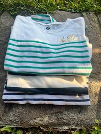3 magliette righe bambino Zeta